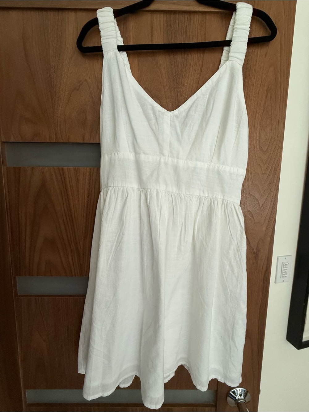 Abercrombie & Fitch White Mini Sundress